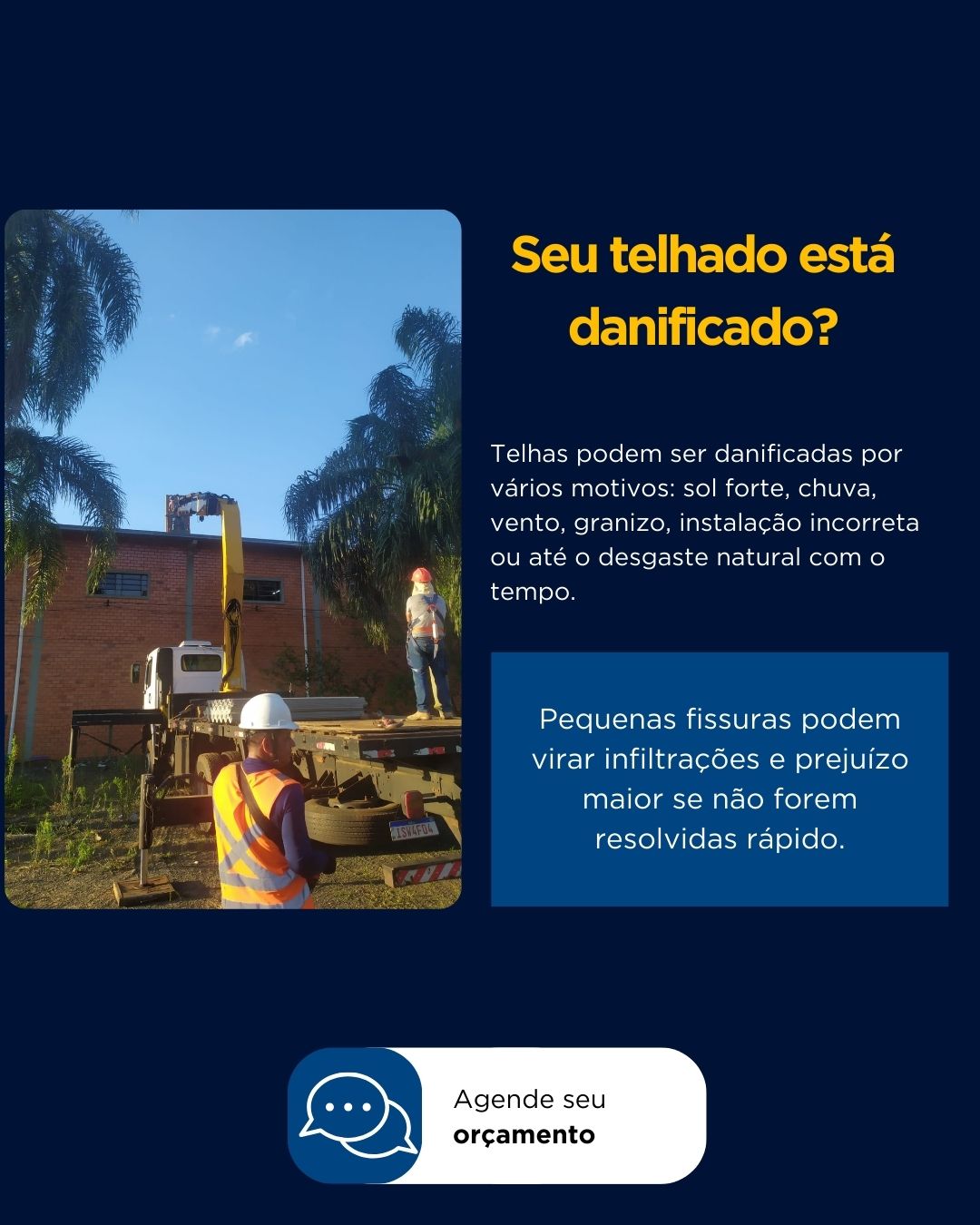 Na unidade da Sanepar em Ponta Grossa, após uma chuva de granizo, a necessidade era clara: renovar o telhado com segurança e qualidade.
A Proton realizou a substituição das telhas com técnica, organização e atenção aos detalhes, garantindo mais proteção e vida útil para a estrutura.
Se a sua empresa também precisa desse tipo de serviço, fale com a gente pelo link da bio.