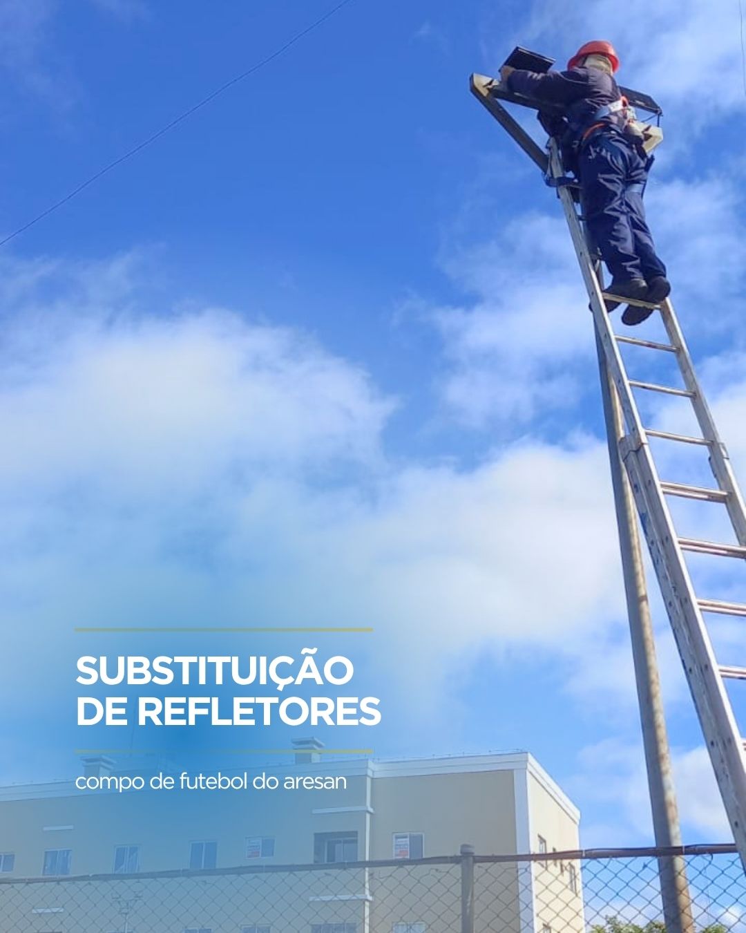Mais um serviço executado com qualidade pela Proton Maintenance! ⚡⚽

Realizamos a substituição dos refletores do campo de futebol da ARESAN – Associação Recreativa e Esportiva da Sanepar, proporcionando uma iluminação mais eficiente, maior segurança e melhores condições para a prática esportiva.

Cada projeto é executado com foco em desempenho, confiabilidade e excelência, garantindo soluções que fazem a diferença no dia a dia de nossos clientes.

📍 Ponta Grossa – PR

Proton Maintenance
Soluções em manutenção predial, elétrica e industrial.

#ProtonMaintenance #ARESAN #Sanepar #IluminaçãoEsportiva #RefletoresLED #ManutençãoElétrica #PontaGrossa #CampoDeFutebol #Infraestrutura #manutençaoindustrial